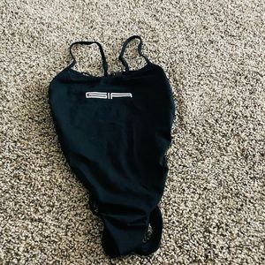 I. AM. GIA  dark Virgo body suit used  size S